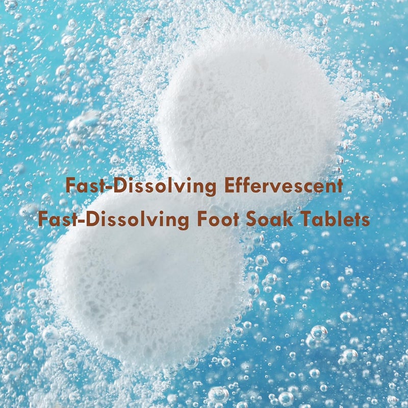 NOVAL Pedicure Spa Tablet - Fast Dissolving, Gentle & Portable Foot Soak for Softening Calluses & Hydrating Skin, Tiny Travel Size, Coconut Scent - Image 4